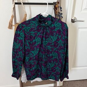 Floral Patterned Women's Top